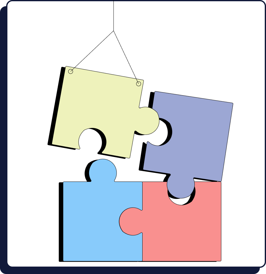 Jigsaw puzzle pieced together signifying an outcome