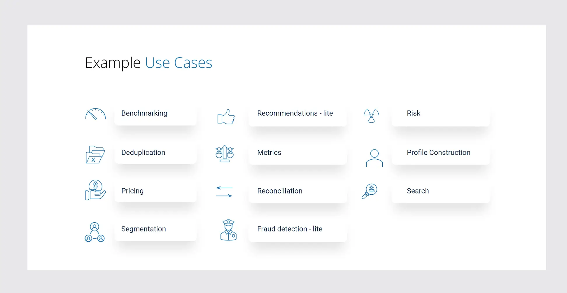 Examples of Sub-ML use cases