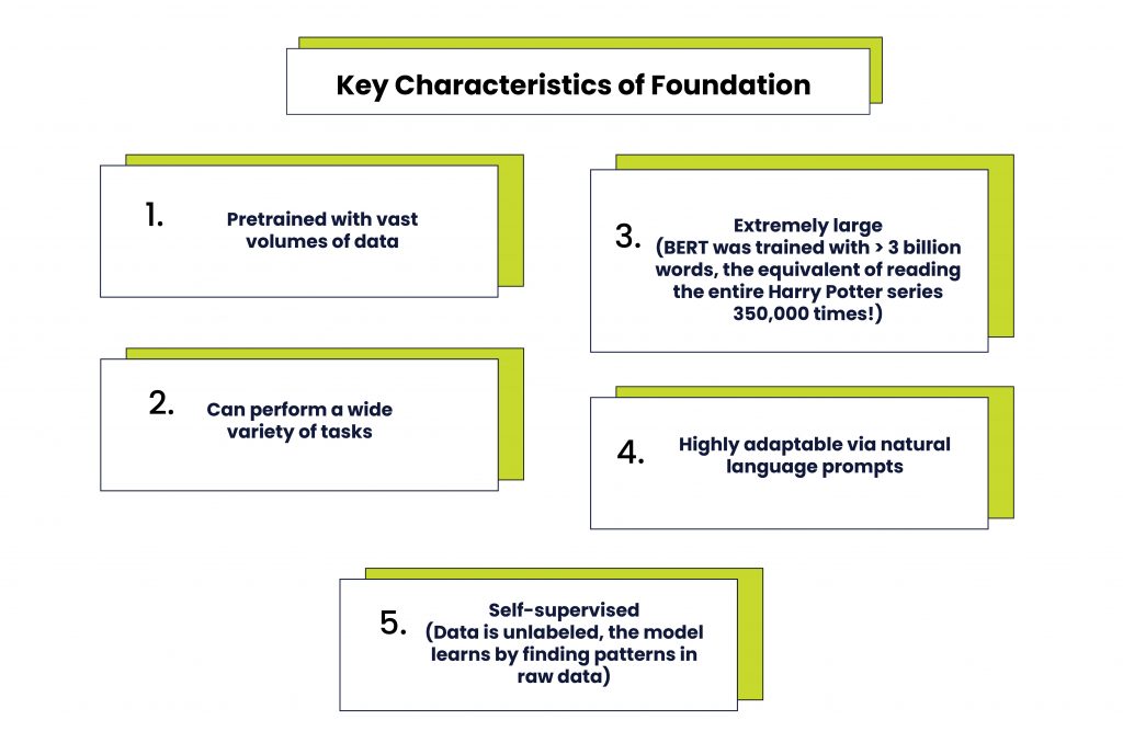 The Potential of Foundation Models